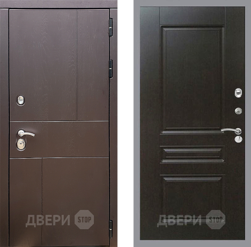 Дверь Стоп УРБАН ФЛ-243 Венге