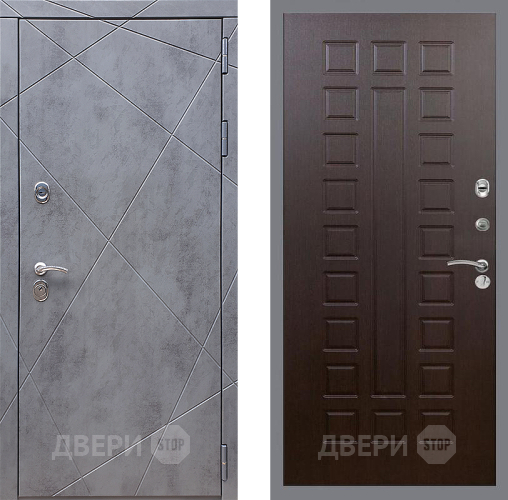 Входная металлическая Дверь Стоп Лучи ФЛ-183 Венге