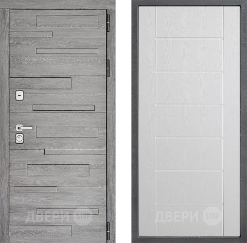 Дверь Дверной континент ДК-10 ФЛ-Лайн Белое дерево