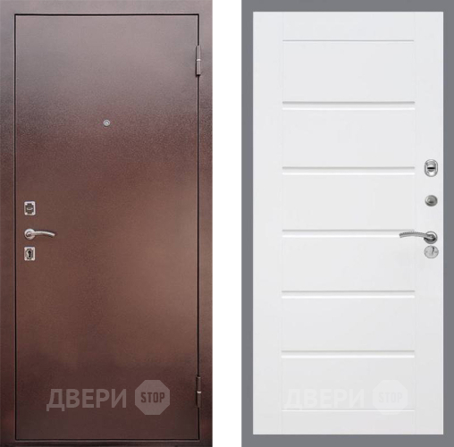 Входная металлическая Дверь Рекс (REX) 1 Сити Белый ясень