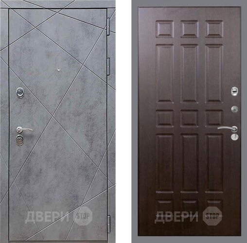 Дверь Рекс (REX) 13 Бетон Темный FL-33 Венге
