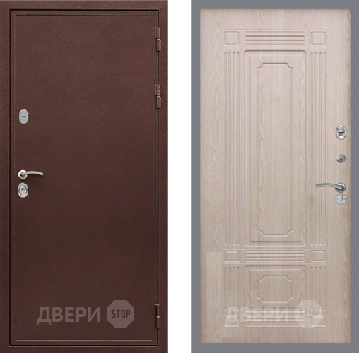 Дверь Рекс (REX) 5 металл 3 мм FL-2 Беленый дуб